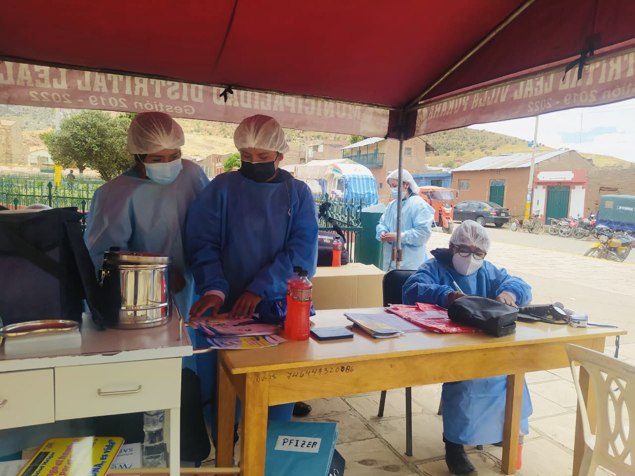 Vaccination in Pucara
